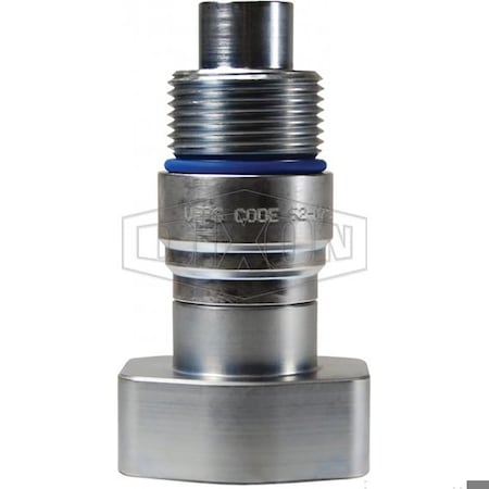 Dixon Quick Disconnect Hydraulic Flange Pad Plug, 1-1/4 in Nominal, Steel VEP10FP10